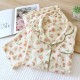 Single-piece flannel top, solid color, autumn and winter, women's thickened long-sleeved, loose-fitting coral fleece loungewear top