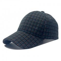 Cross-border New Retro Plaid Baseball Hat for Women: Casual and Versatile, Student Hat, Men's Simple Baseball Hat Wholesale