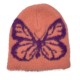 Women's Autumn/Winter New Style Butterfly Pattern Plush Jacquard Knitted Hat, European and American Trendy Warm Beanie with Large Head Circumference Women's Autumn/Winter New Style Butterfly Pattern Plush Jacquard Knitted Hat, European and American Trendy Warm Beanie with Large Head Circumference