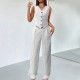 2025 foreign trade style design, complete with stylish and elegant white striped vest and professional suit pants. 2025 foreign trade style design, complete with stylish and elegant white striped vest and professional suit pants.