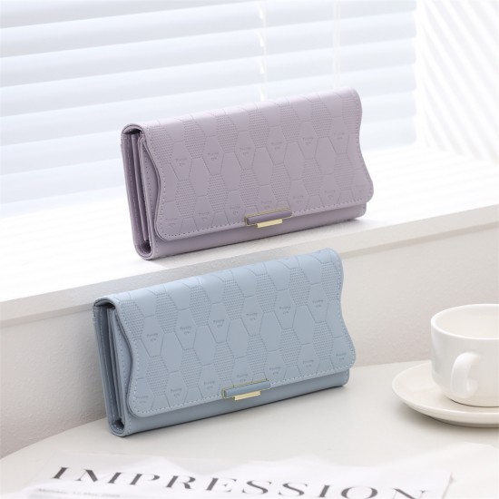 Lianbu new leather goods wallet, long, PU, printed, tri-fold, multi-card slot, multi-functional, large-capacity clutch. Lianbu new leather goods wallet, long, PU, printed, tri-fold, multi-card slot, multi-functional, large-capacity clutch.