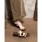 Women's French retro flip-flops (Summer outdoor wear, 2025 new style, elegant high-heeled sandals)