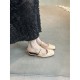 Green wonderland! Satin pointed-toe bow high heels for women, spring shallow-cut sandals. Green wonderland! Satin pointed-toe bow high heels for women, spring shallow-cut sandals.