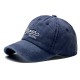 Cross-border washed embroidered lettered baseball hats, versatile casual and fashionable men's and women's baseball caps, washed and distressed sun hats Cross-border washed embroidered lettered baseball hats, versatile casual and fashionable men's and women's baseball caps, washed and distressed sun hats