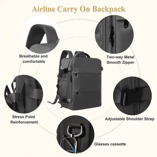 Feihong Amazon cross-border travel backpack, large-capacity, multi-functional backpack, school bag, travel bag, luggage bag Feihong Amazon cross-border travel backpack, large-capacity, multi-functional backpack, school bag, travel bag, luggage bag