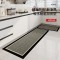 Cross-border kitchen mat, absorbent, non-slip, stain-resistant, waterproof, and oil-resistant, imitation wool woven entrance mat.
