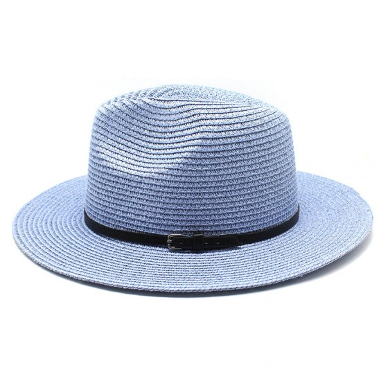 Colorful, 20-color summer foldable wide-brim straw hat for men and women, beach-style British Panama sun hat. Colorful, 20-color summer foldable wide-brim straw hat for men and women, beach-style British Panama sun hat.