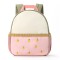 Feihong cross-border children's backpack with color-blocked cute apple embroidery, kindergarten backpack, and baby mini travel backpack