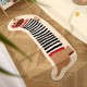 Cute puppy-shaped bedroom bedside rugs, long strips, children's room floor mats, flocked mats for seating and flooring Cute puppy-shaped bedroom bedside rugs, long strips, children's room floor mats, flocked mats for seating and flooring