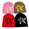Cross-border New Five-pointed Star Hat, Fall/Winter Korean Fashion, Versatile Beanie, Fall/Winter Cold Protection and Warm Knitted Hat Trend