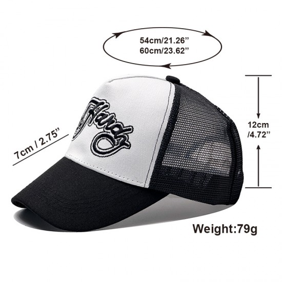 Amazon sponge mesh caps, printed women's baseball caps, cross-border best-selling trucker hats, women's outdoor sports caps