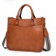 Women's bags, cross-border bags, new casual retro tote bags, fashionable and versatile shoulder and crossbody bags.