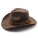 Amazon's new European and American style woolen hats, suede, and couple's woolen western cowboy hats.