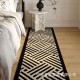 American retro bedside rug, bedroom floor mat, living room, luxury long, thickened imitation wool mat