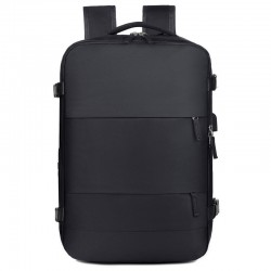Simple men's and women's travel backpack, large-capacity canvas backpack for junior high, high school, and college students