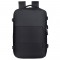 Simple men's and women's travel backpack, large-capacity canvas backpack for junior high, high school, and college students