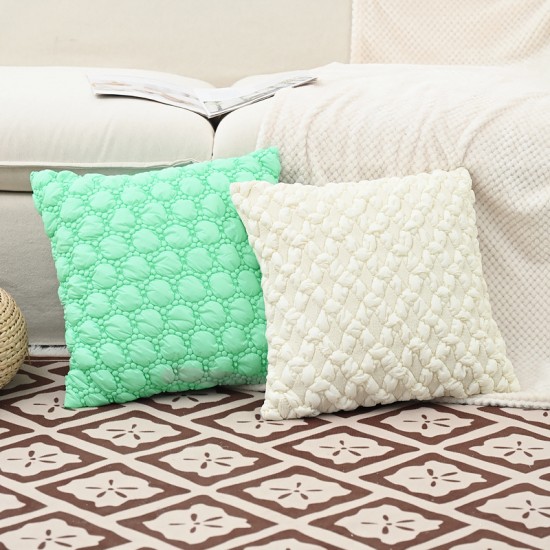 Bohemian Nordic INS tufted pillows Wholesale Moroccan loop velvet sofa cushions and lumbar pillows for B&Bs.