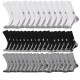 Amazon cross-border men's socks, plus-size, men's basketball mid-calf socks for export, best-selling in black, white, and gray.
