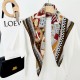 Fashionable retro European and American cross-border design printed square scarf, a new arrival, a stylish women's elegant square scarf wholesale Fashionable retro European and American cross-border design printed square scarf, a new arrival, a stylish women's elegant square scarf wholesale