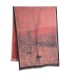 Autumn/winter stylish student outerwear, a beautiful sunset print shawl, a high-end, elegant Japanese and Korean fashion scarf.