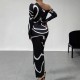European and American fashion: sexy midi skirts, elegant contrasting halter tops for summer, slimming and flattering.
