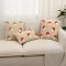 Nordic ins embroidered mushroom fabric pillows and cushions Living room sofa model room headrest and backrest pillowcases