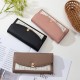 New women's wallet, long clutch, Japanese and Korean fashion print, fresh and stylish tri-fold wallet, multifunctional bag New women's wallet, long clutch, Japanese and Korean fashion print, fresh and stylish tri-fold wallet, multifunctional bag