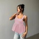 New European and American cross-border women's short skirts, elegant contrasting stripes, slimming waist and tube-top dresses.