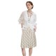 European and American summer hot-selling polka-dot midi skirt for women, cross-border trade, elegant apricot-colored slimming slit commuter skirt European and American summer hot-selling polka-dot midi skirt for women, cross-border trade, elegant apricot-colored slimming slit commuter skirt