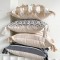 Nordic cotton and linen bohemian pillow, sofa, ins cream jacquard cushion cover, bedroom and homestay cushion
