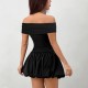 Retro Plaid Waisted Tank Dress, New European and American Elegant V-Neck Bow Design Sleeveless A-Line Skirt Retro Plaid Waisted Tank Dress, New European and American Elegant V-Neck Bow Design Sleeveless A-Line Skirt