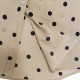 Fashionable polka-dot shirt for women, 2025 summer new European and American style, elegant commuter design, loose-fitting button-down long-sleeved top.