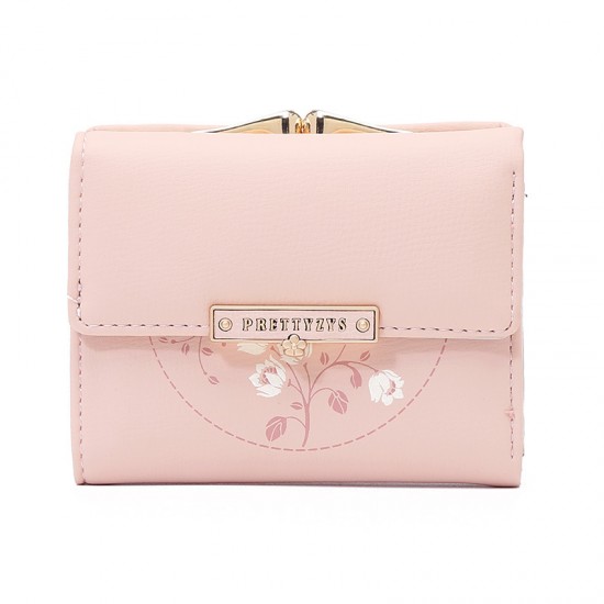 Hot Selling 2024 New Japanese and Korean Style Short Wallet, Small Fresh Tri-Folding Clip Bag for Women, Foldable Student Coin Purse