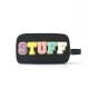 Feihong cross-border embroidered lettering cosmetic bag, Amazon waterproof, portable toiletry bag, large capacity, portable storage bag Feihong cross-border embroidered lettering cosmetic bag, Amazon waterproof, portable toiletry bag, large capacity, portable storage bag