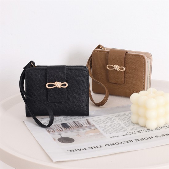 2025 new women's short wallet, Korean style, cute, portable, handbag, foldable zippered, student coin purse. 2025 new women's short wallet, Korean style, cute, portable, handbag, foldable zippered, student coin purse.