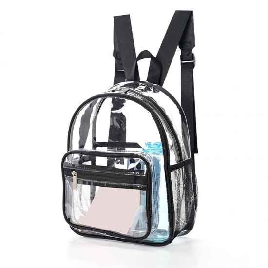 Cross-border transparent backpack, new summer casual PVC backpack, jelly bag, large capacity, transparent student backpack Cross-border transparent backpack, new summer casual PVC backpack, jelly bag, large capacity, transparent student backpack