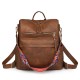 Women's lightweight travel backpack, cross-border, popular, and stylish backpack PU leather sports backpacks, casual backpacks