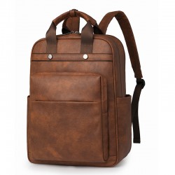 2025 new foreign trade women's bag, fashionable PU backpack, multifunctional large-capacity commuter backpack.