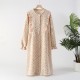 Women's Summer Retro Yarn-Dyed Jacquard Pure Cotton Gauze Thin Loose Pocket Shorts, Homewear Beach Pants