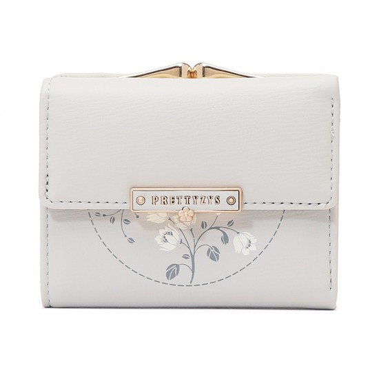 Hot Selling 2024 New Japanese and Korean Style Short Wallet, Small Fresh Tri-Folding Clip Bag for Women, Foldable Student Coin Purse