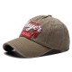 Cross-border new face-enhancing denim baseball hats for women, vintage washed and distressed sun protection embroidered baseball hats for men