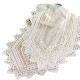 Retro pastoral crochet knitted hollow tablecloths, shoe cabinet lace embroidered tassel table runners, manufacturer and wholesale