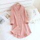 Wholesale new women's nightgown, cotton crepe bath skirt, double-layer gauze open-front long-sleeved loungewear, dropshipping. Wholesale new women's nightgown, cotton crepe bath skirt, double-layer gauze open-front long-sleeved loungewear, dropshipping.