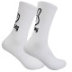 European and American Instagram-style Korean-style mid-calf socks. Hip-hop hook couple socks, black and white, with a kiwi fruit brand.
