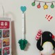 Cartoon Christmas tree cup brush, creative retractable pine sponge long-handled cup brush, bottle brush, convenient and hangable for home use.