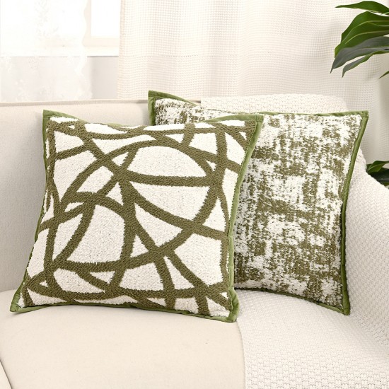 Nordic light luxury, ins, high-end green vintage-style pillowcases, sofa back cushions, French retro, bed, and living room cushions Nordic light luxury, ins, high-end green vintage-style pillowcases, sofa back cushions, French retro, bed, and living room cushions
