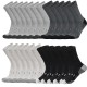 Large-size men's mid-calf sports cotton socks, breathable, sweat-wicking, waisted, non-slip, thin casual basketball and running socks