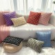 Nordic ins style 3D checkerboard lambskin cushions for living room sofas and offices, lumbar support pillow covers Nordic ins style 3D checkerboard lambskin cushions for living room sofas and offices, lumbar support pillow covers