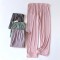 Adjustable modal maternity pajama pants. Spring, autumn, and summer belly support pants, high-waisted, thin, plus-size straight-leg loungewear.