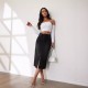 Factory direct sales, foreign trade, 2025 American retro non-stretch denim shorts Women's midi-length slit skirt Factory direct sales, foreign trade, 2025 American retro non-stretch denim shorts Women's midi-length slit skirt